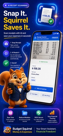 Budget Squirrel: Money Tracker Screenshot 2 of 6