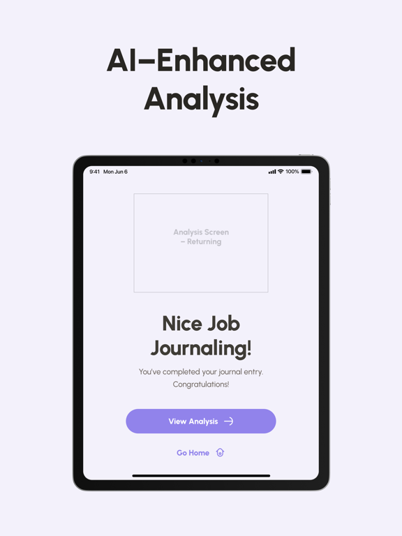 Vocal – AI Audio Journal iPad screenshot 2 - Health & Fitness app