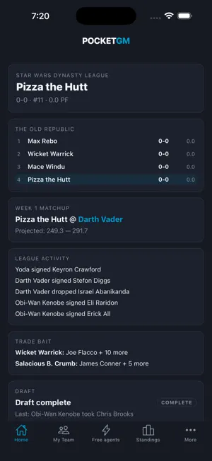 Pocket GM for MyFantasyLeague screenshot 1