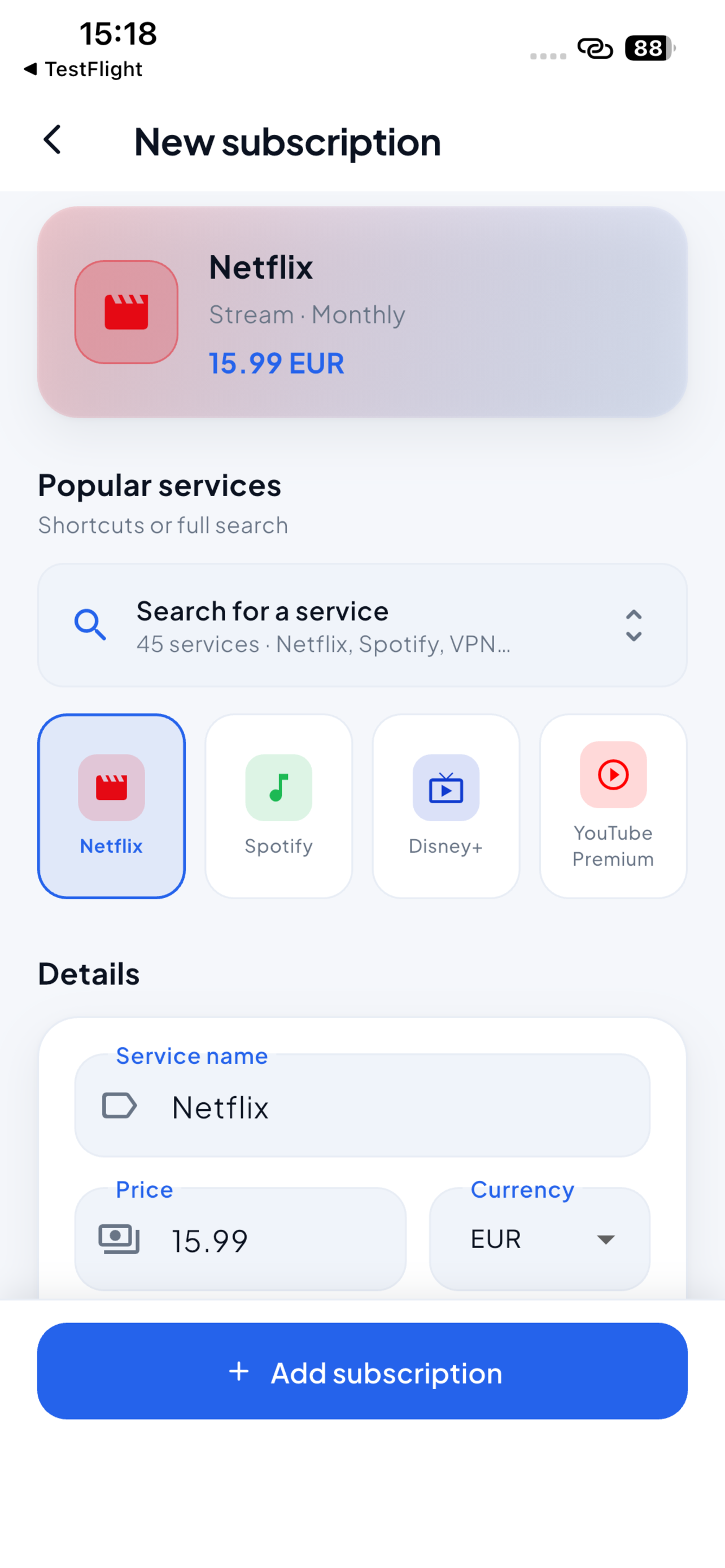 SubTrack -- Pro screenshot 2