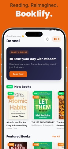 Booklify: Book Summaries & AI iPhone screenshot