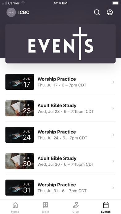 App screenshot