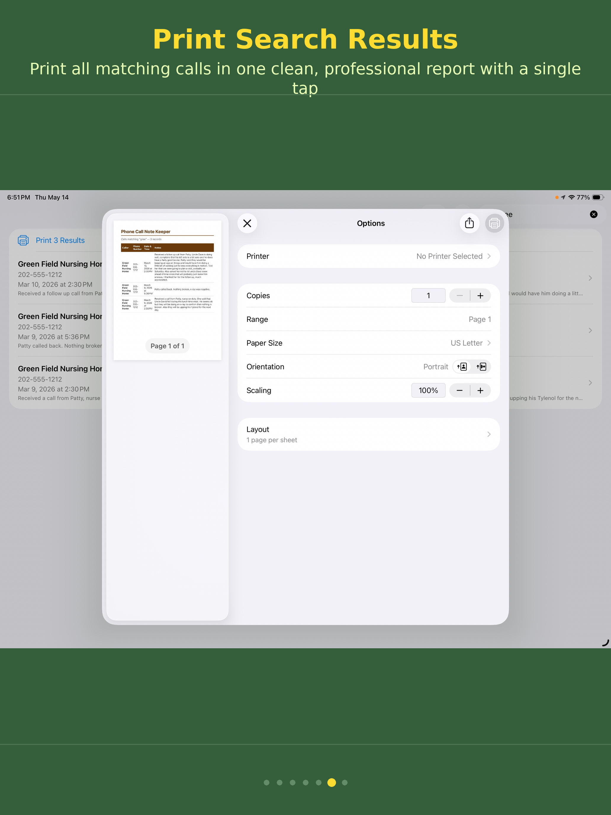 Phone Call Note Keeper screenshot 11