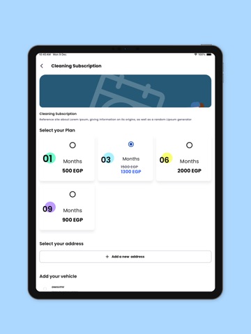 Fabricar iPad screenshot