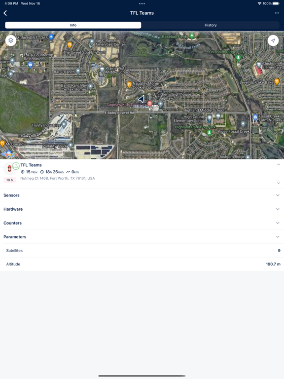 TrackingForLess iPad screenshot 2 - Navigation app