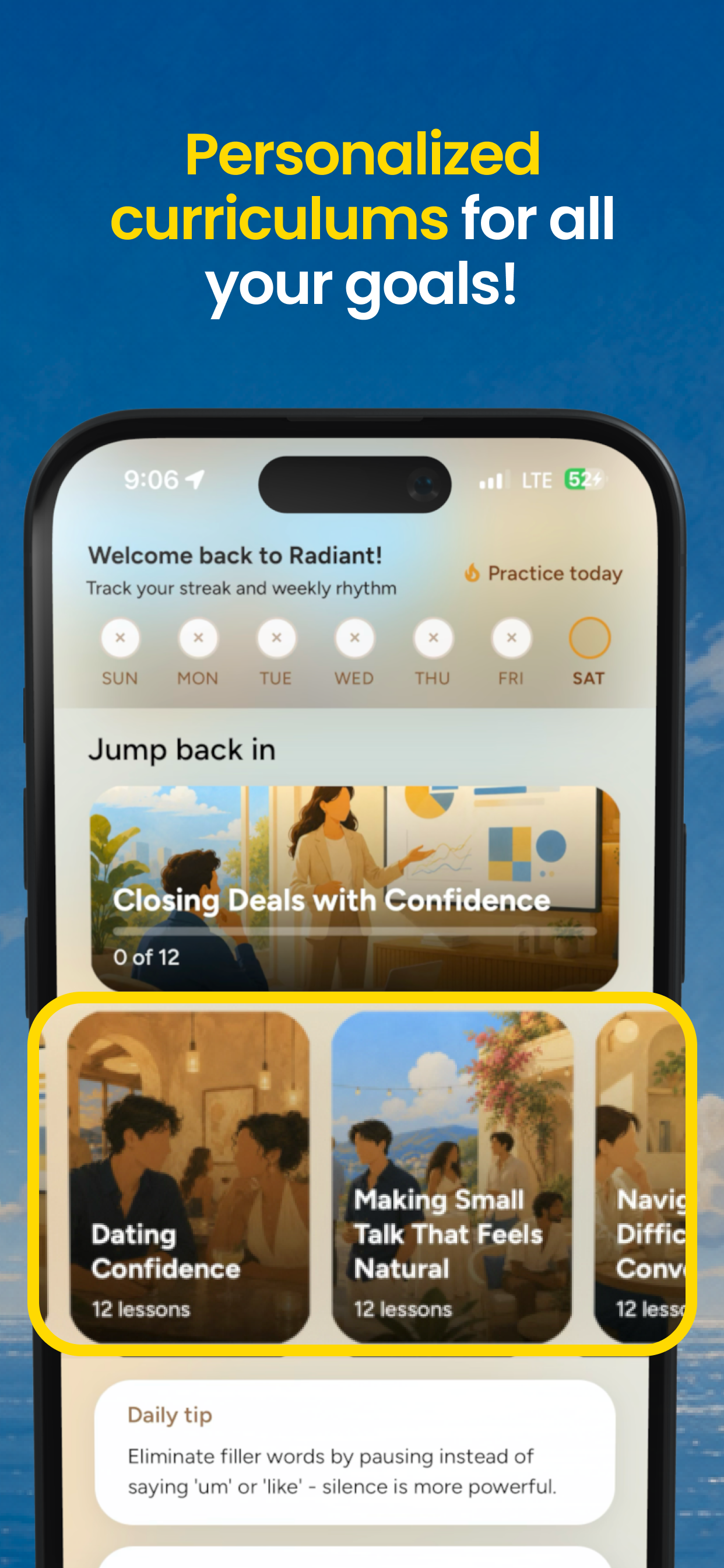Radiant: Speaking Challenges