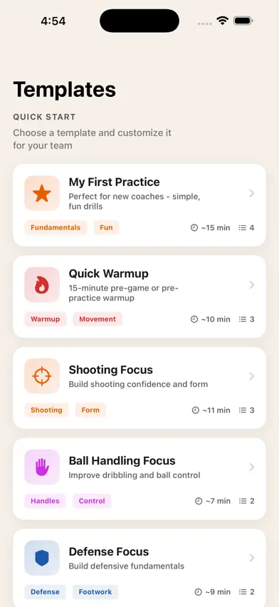 Practice Copilot - Basketball screenshot 2