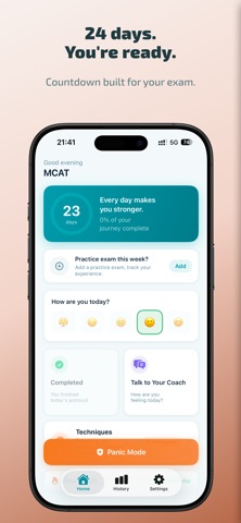 CalmExam: Exam Anxiety Coach screenshot