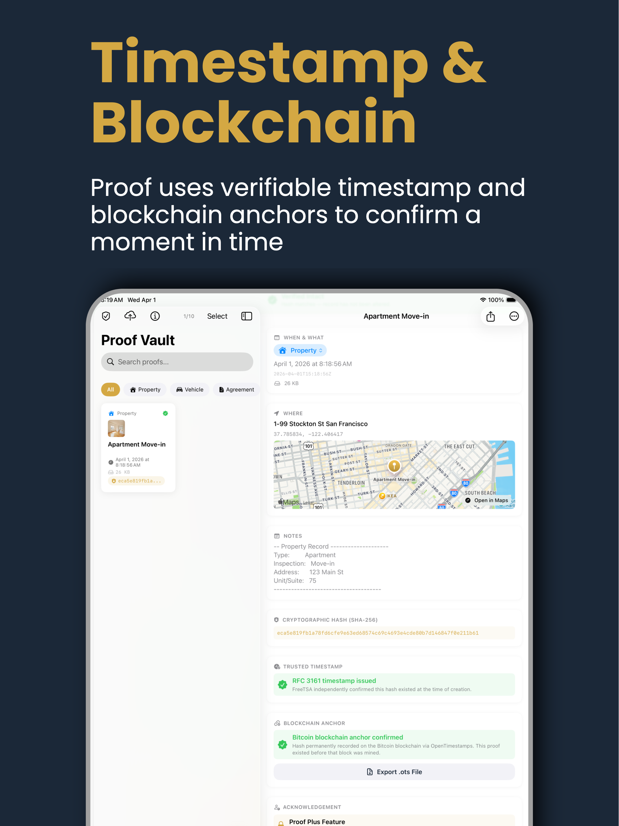 Proof – Vault screenshot 7