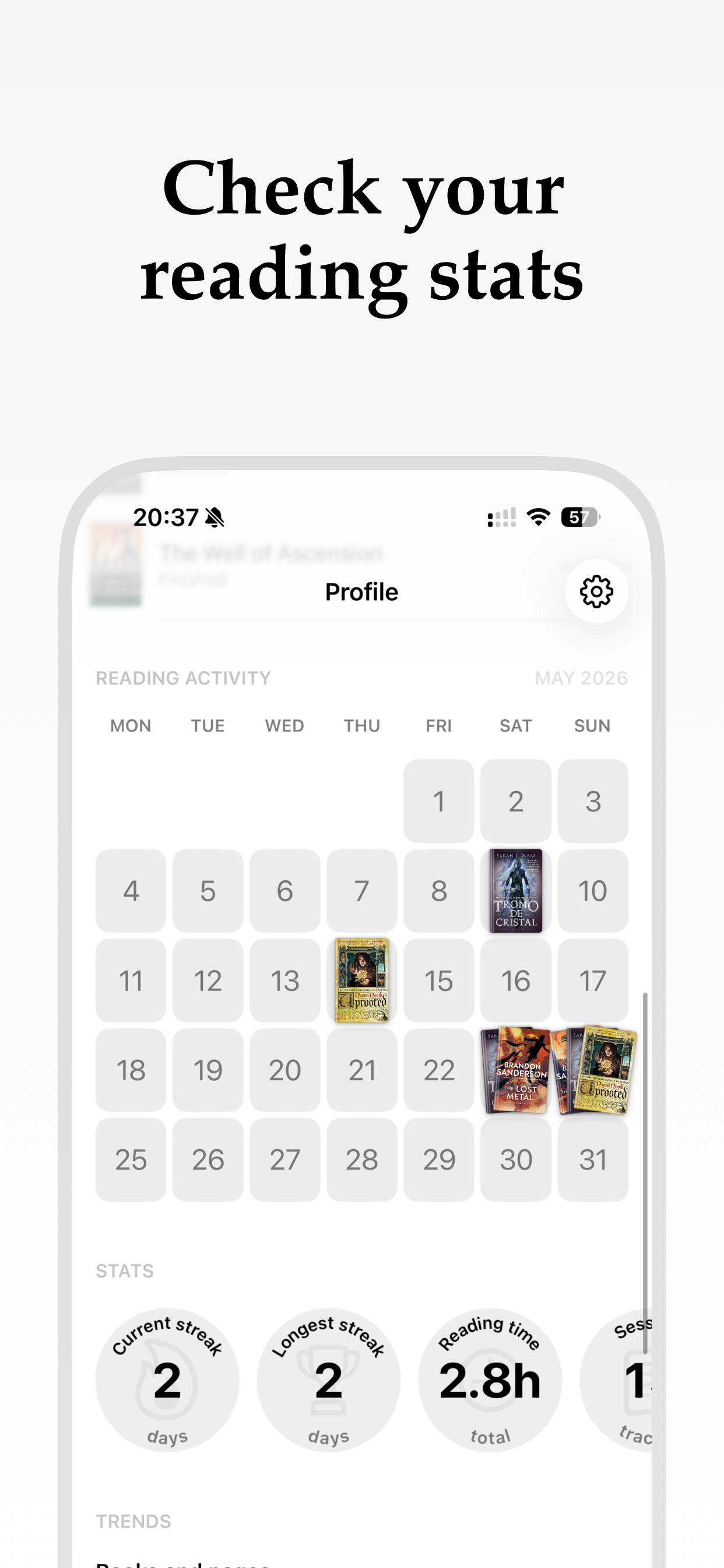 Library Tracker: Bookshelf