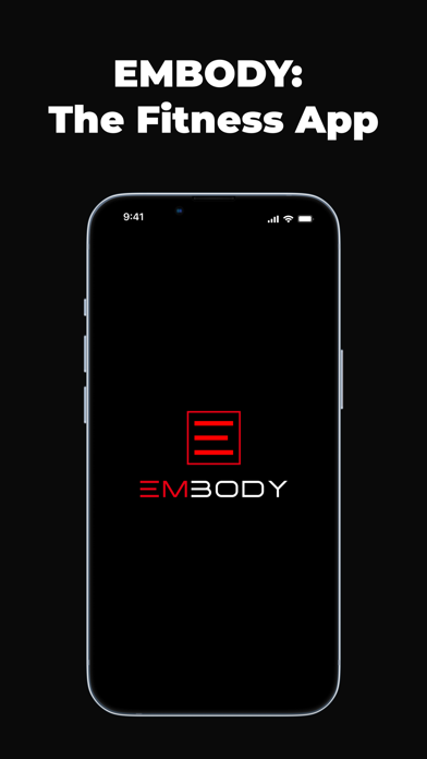 EMBODY: The Fitness App Screenshot