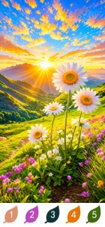 Nature Color By Number Games screenshot 2