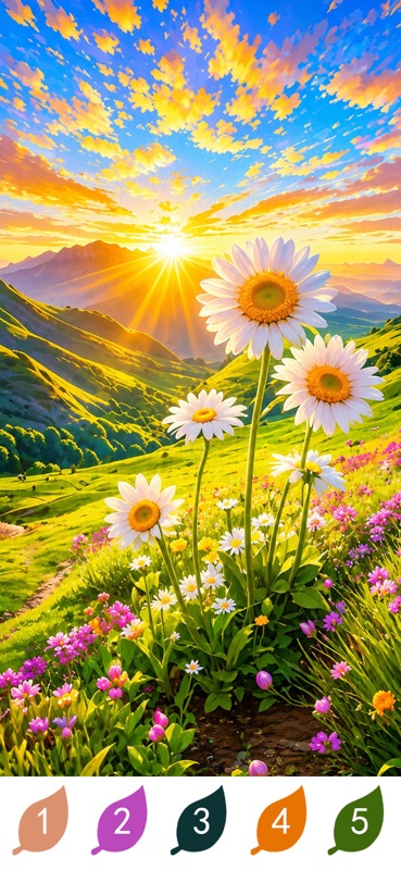 Nature Color By Number Games screenshot 3