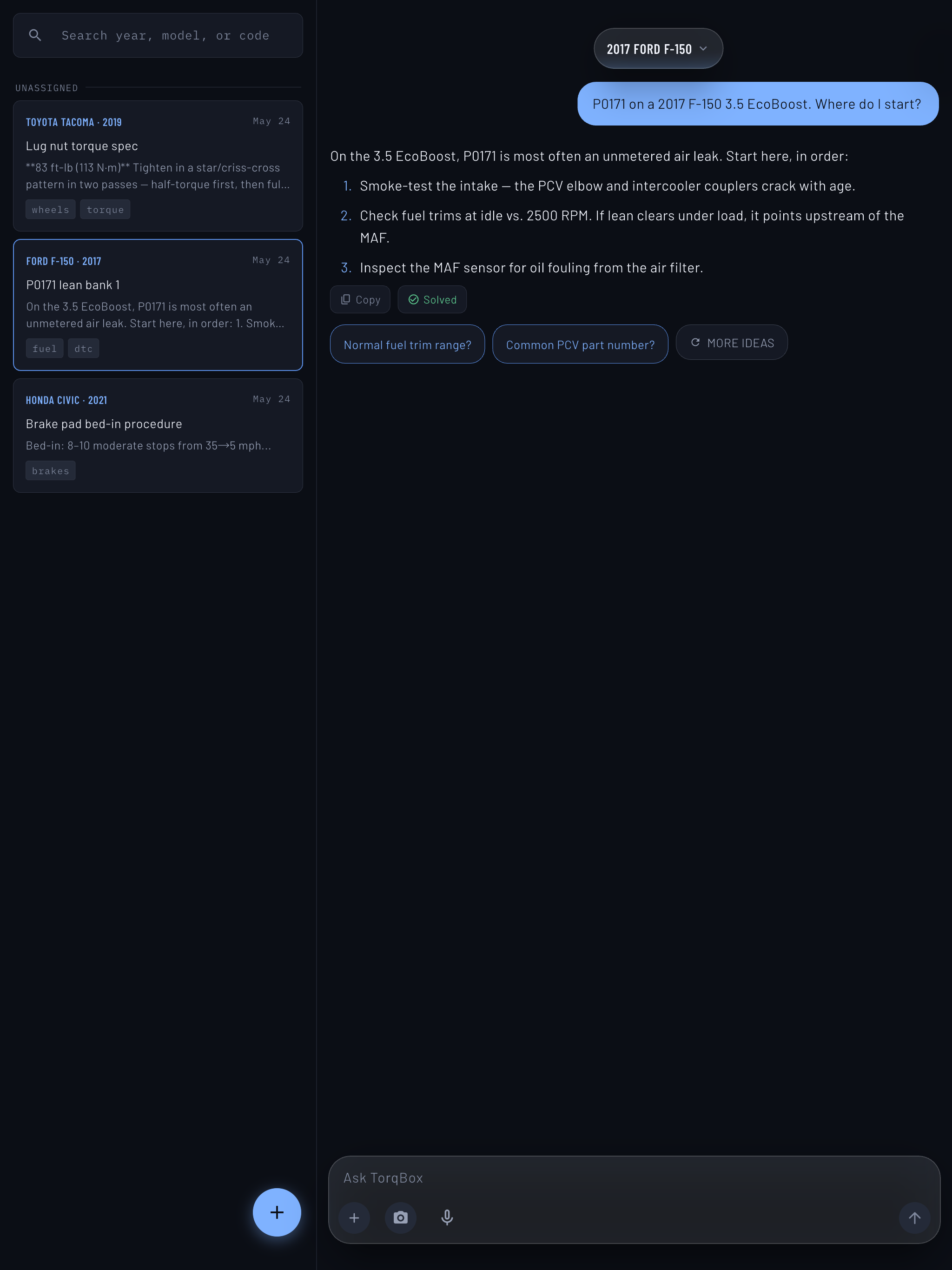TorqBox: Mechanic AI Copilot screenshot 6