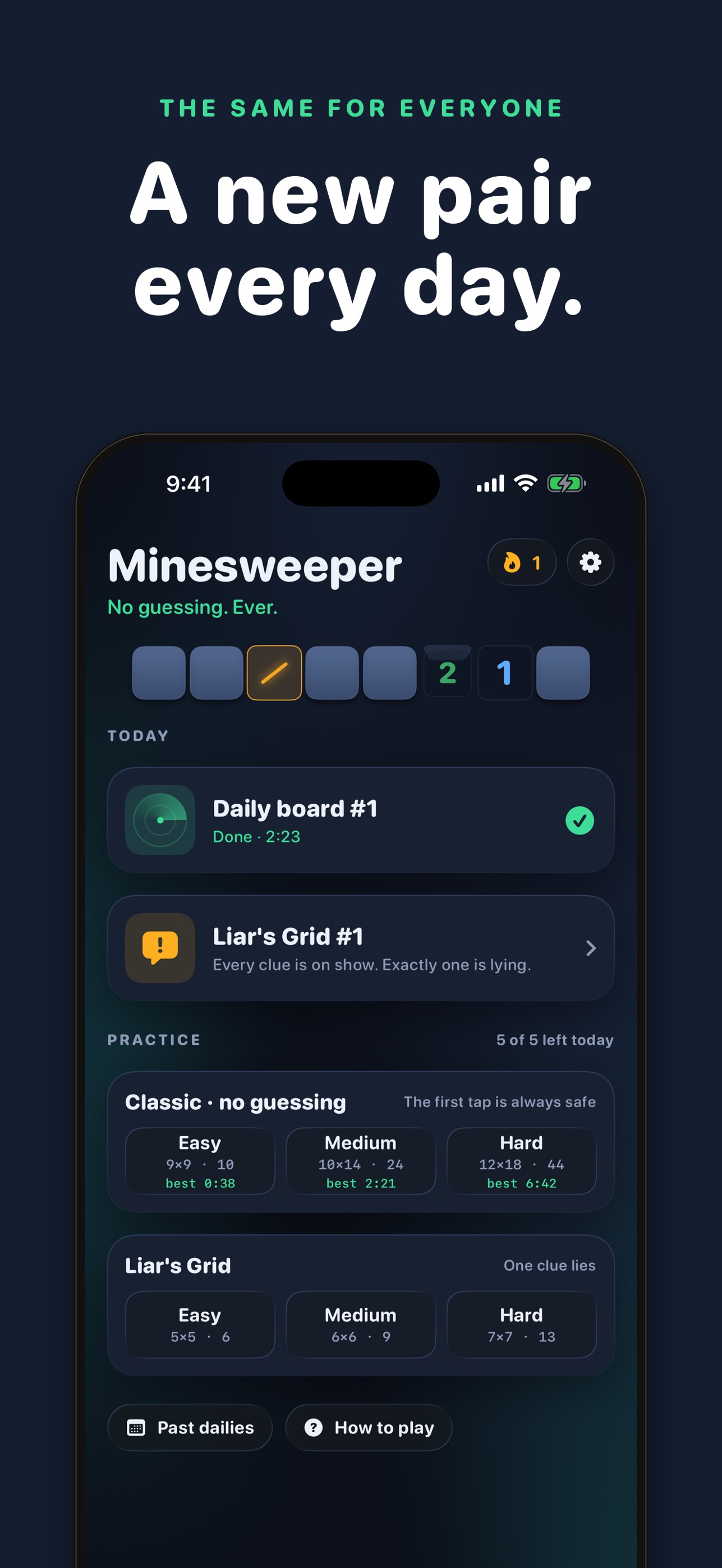 Screenshot 4 of Minesweeper: No Guessing