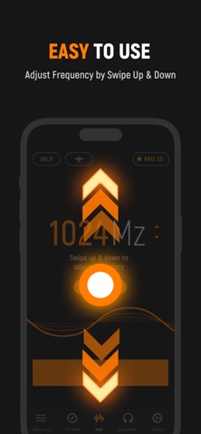 Frequency Sound Generator App iPhone screenshot