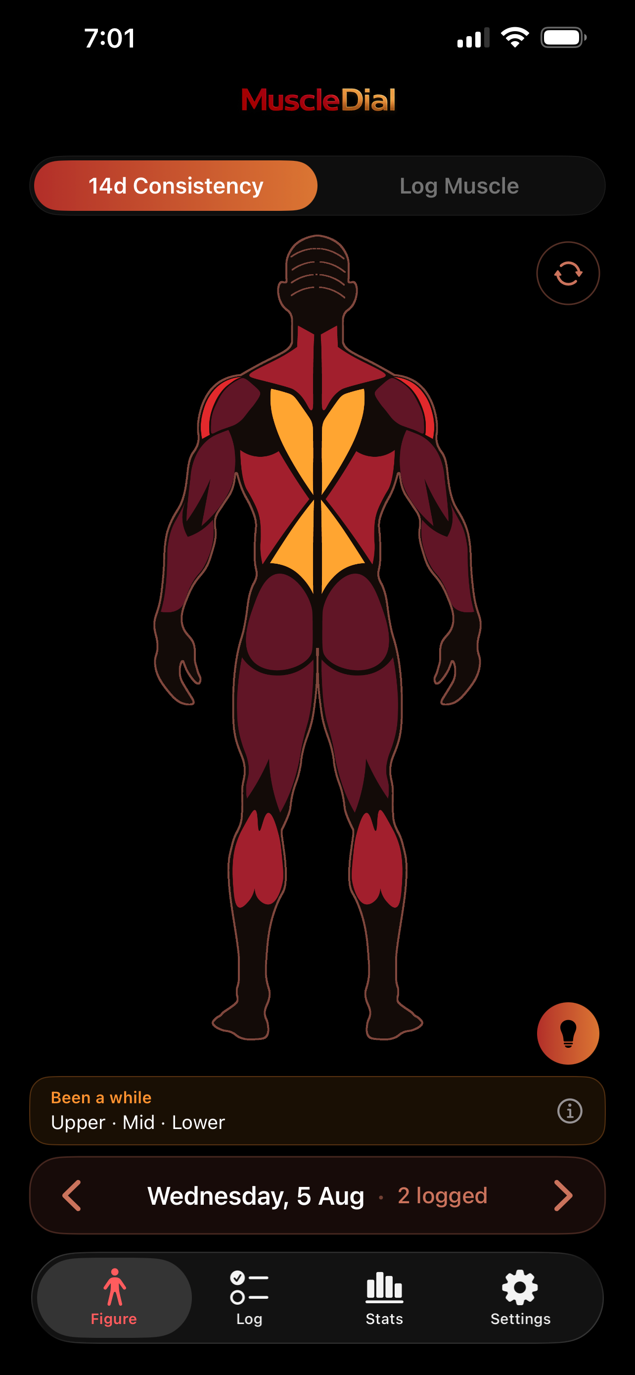 MuscleDial: Muscle Map Tracker screenshot 4