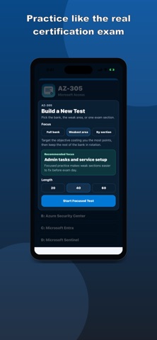 AZ-305 Practice Test screenshot