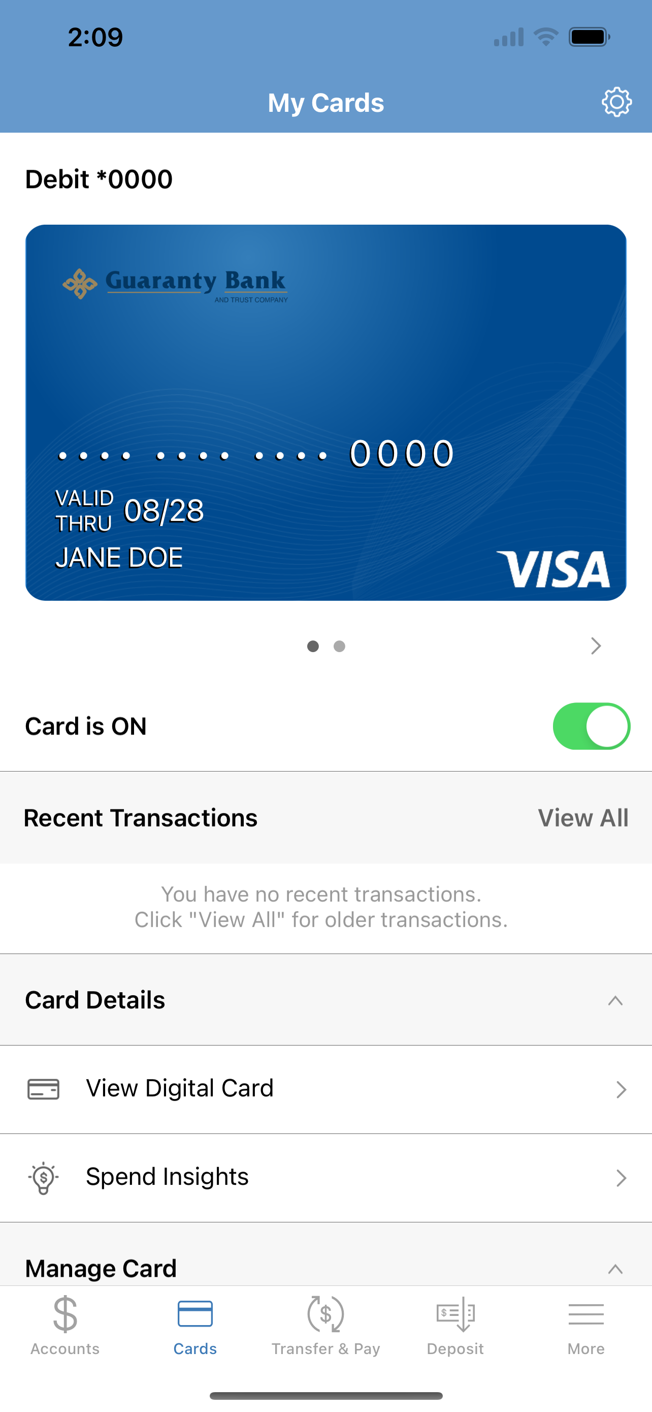 Guaranty Bank & Trust Company screenshot 6