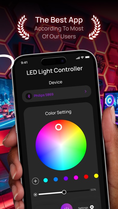 LED Light Controller Remote + Screenshot