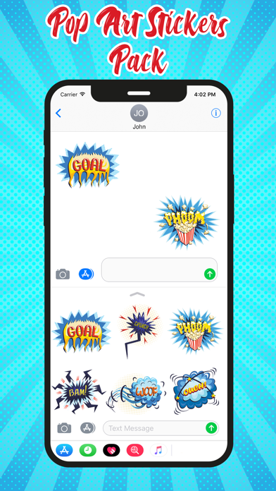 Screenshot #3 pour Pop Art Stickers Pack