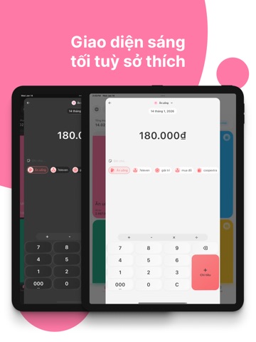 Money Pig - Quản lý chi tiêu iPad screenshot