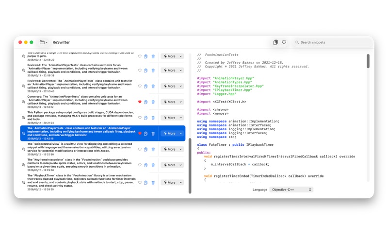 Reswifter for Xcode screenshot