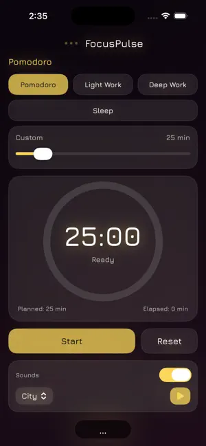 SfocusPulse screenshot 1