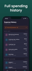 Splits - shared budget screenshot