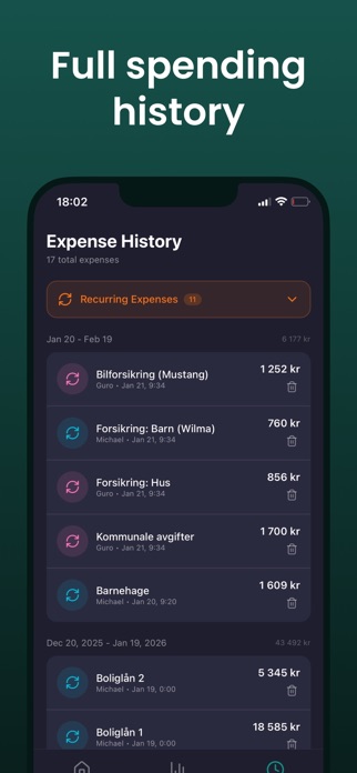 Splits - shared budget Screenshot 6 of 6