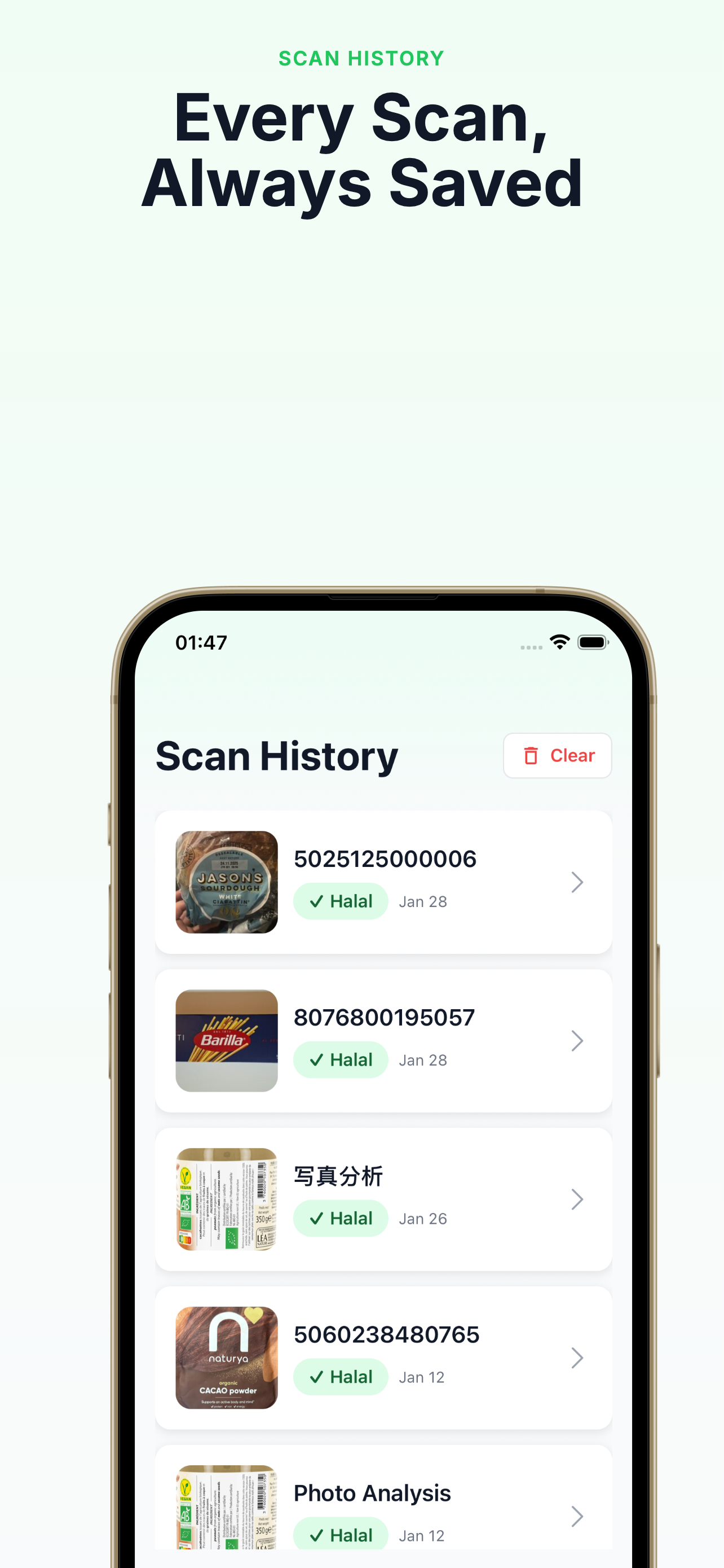 Halal Checker: Food Scan