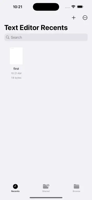 Text Editor - View HTML File iPhone screenshot 1