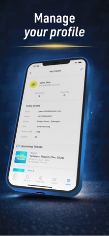Ticketpro ZA screenshot
