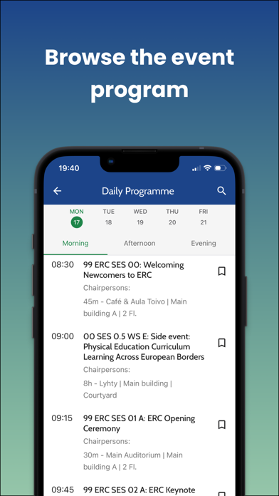 ECER 2026 - conference app Screenshot 2 of 3