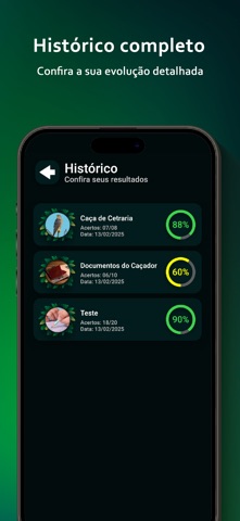 Carta de Caça Pro iPhone screenshot