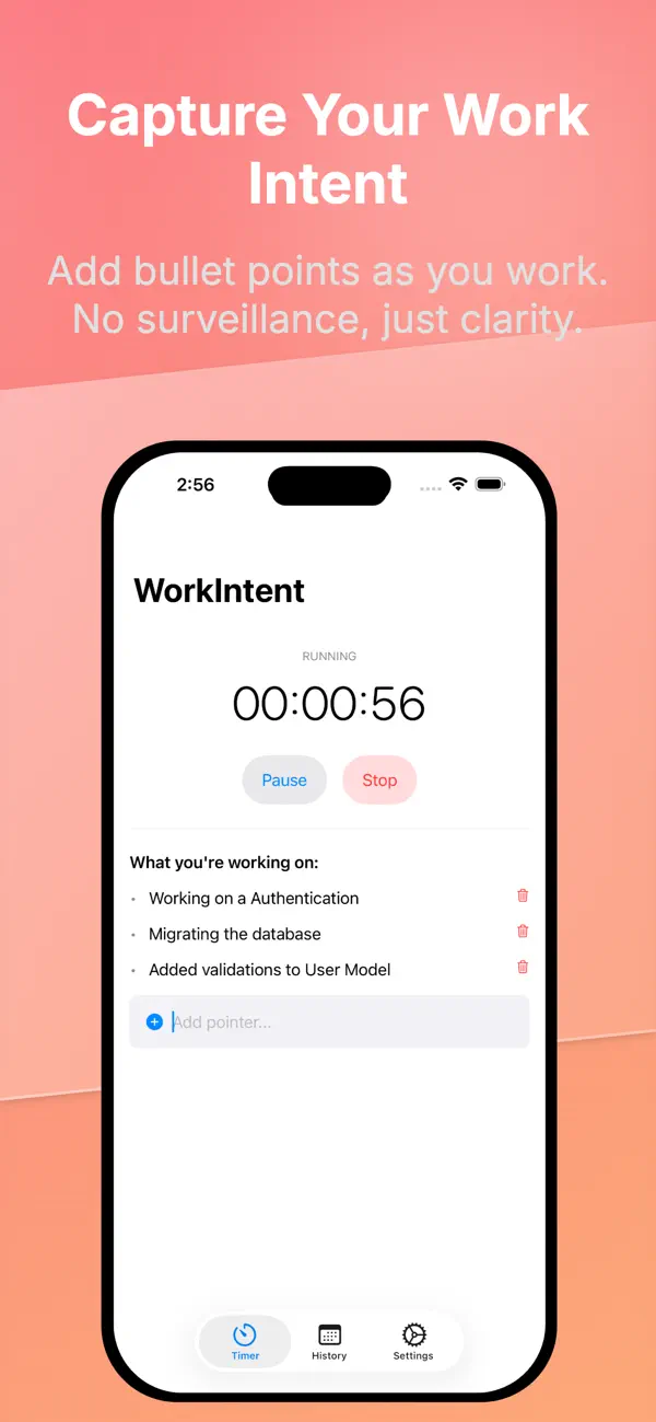 #2. WorkIntent - Time Tracker (iOS) 게시자: Jijo Bose