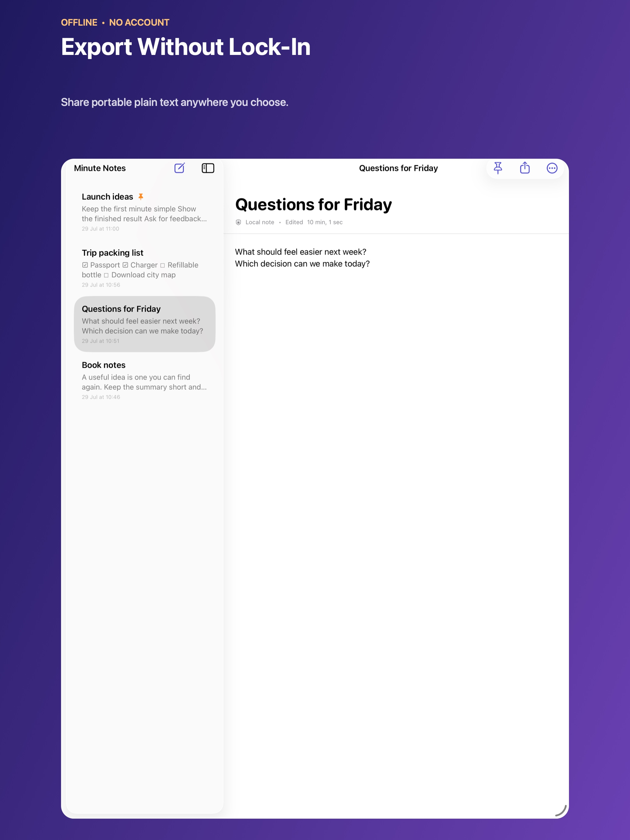 Minute Notes: Quick Notepad screenshot 10