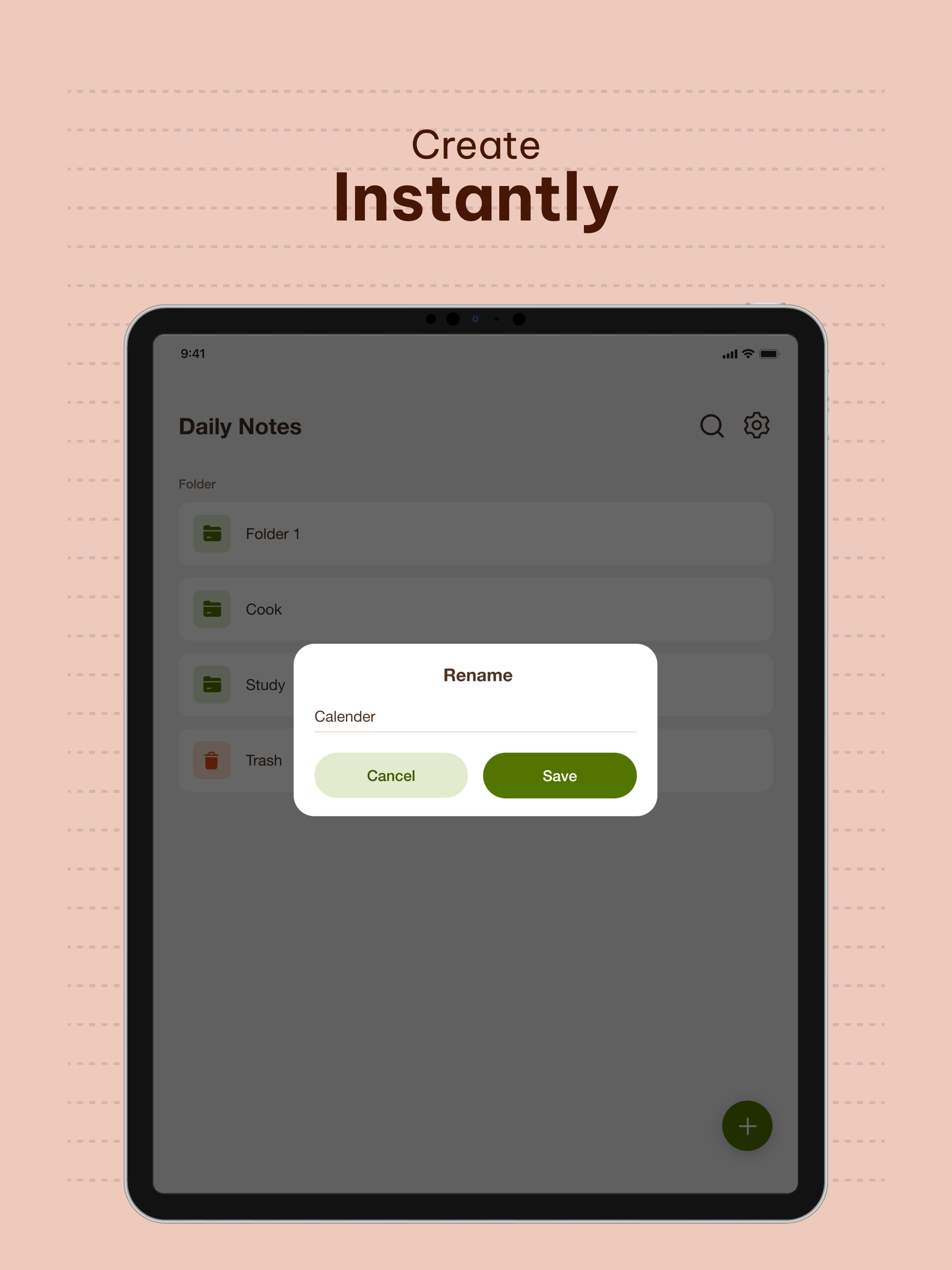 Daily Notes App