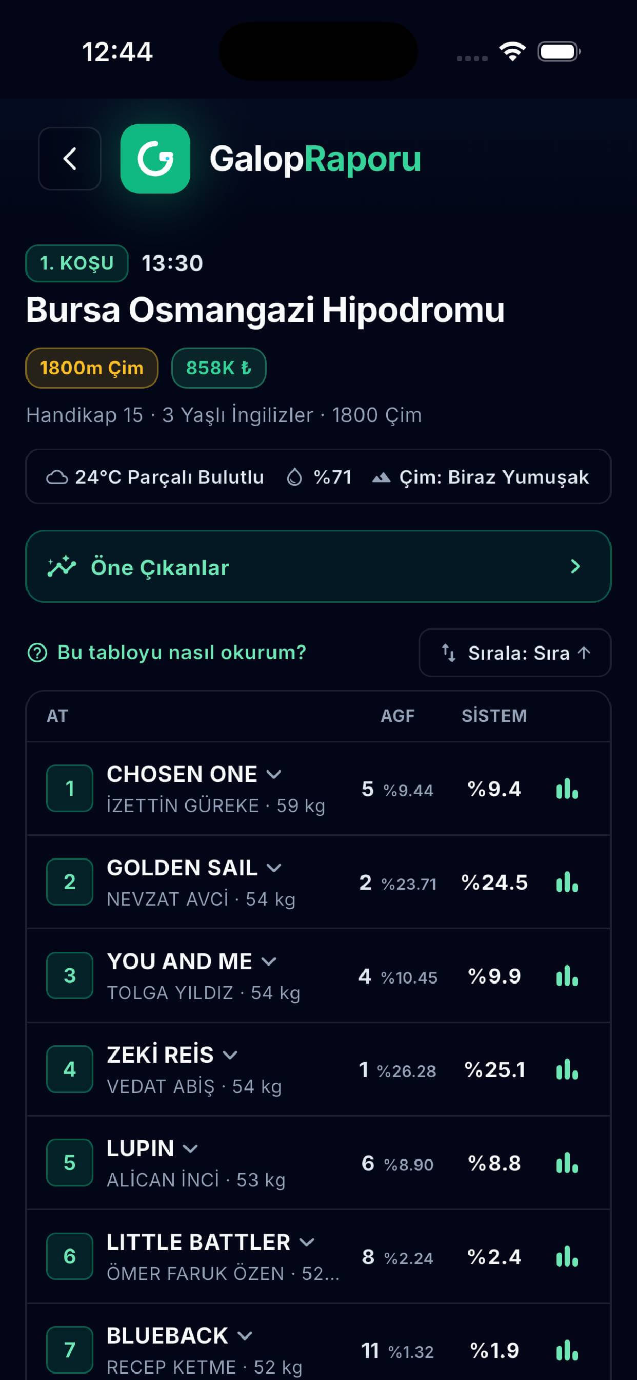 Galop Raporu screenshot 6