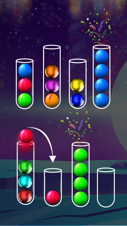 #6. Ball Sort Game : Sorting Games (iOS) By: Mohsan Ali