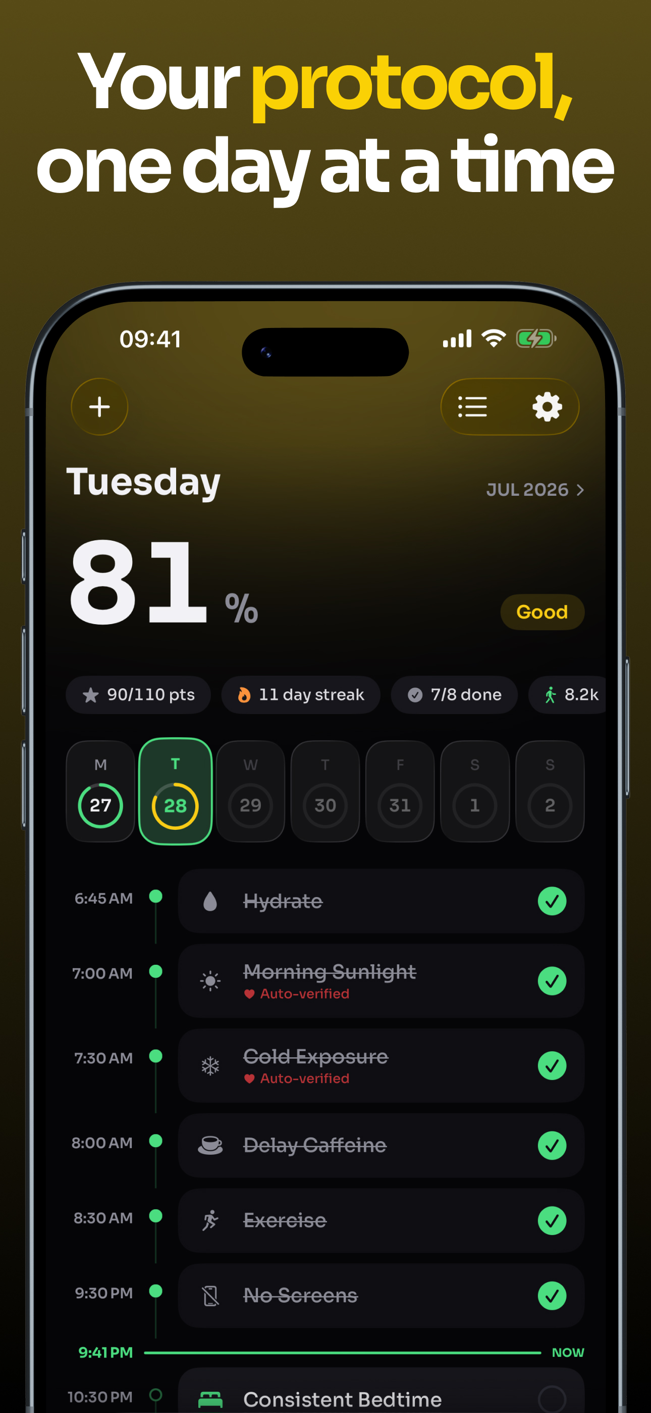 Zuva: Longevity Habit Tracker screenshot 3
