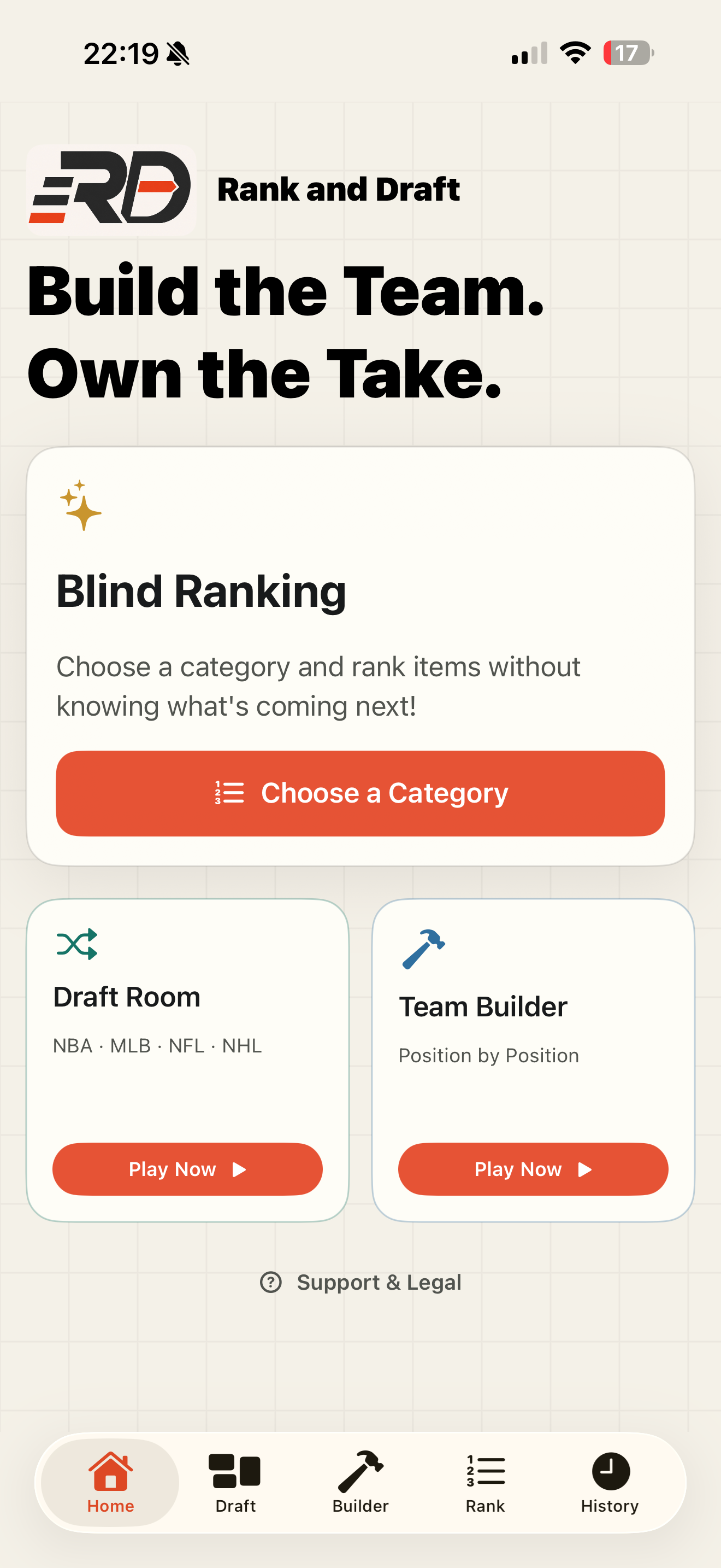 Rank and Draft screenshot 3