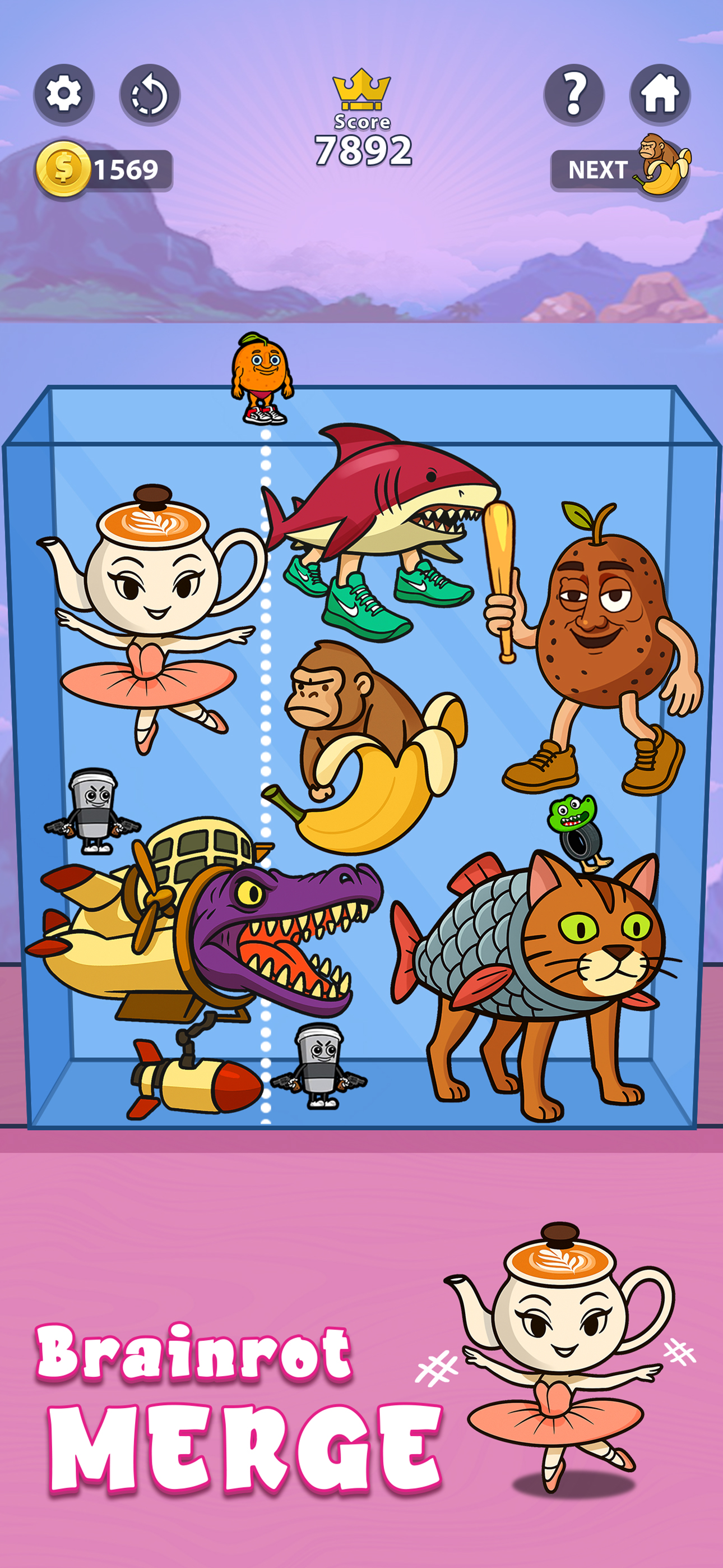 Drag & Drop Meme Merge Puzzle