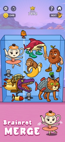 Drag & Drop Meme Merge Puzzle screenshot