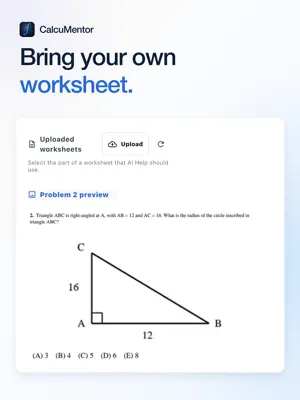 CalcuMentor: AI Math Tutor screenshot 3
