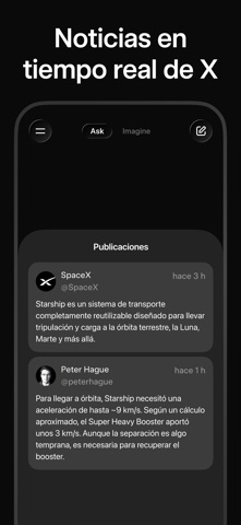 Grok - Asistente de IA App Store preview screenshot 6