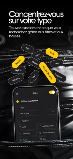 Capture d'écran de Grindr - Social Gay Et Le Chat sur iPhone 5
