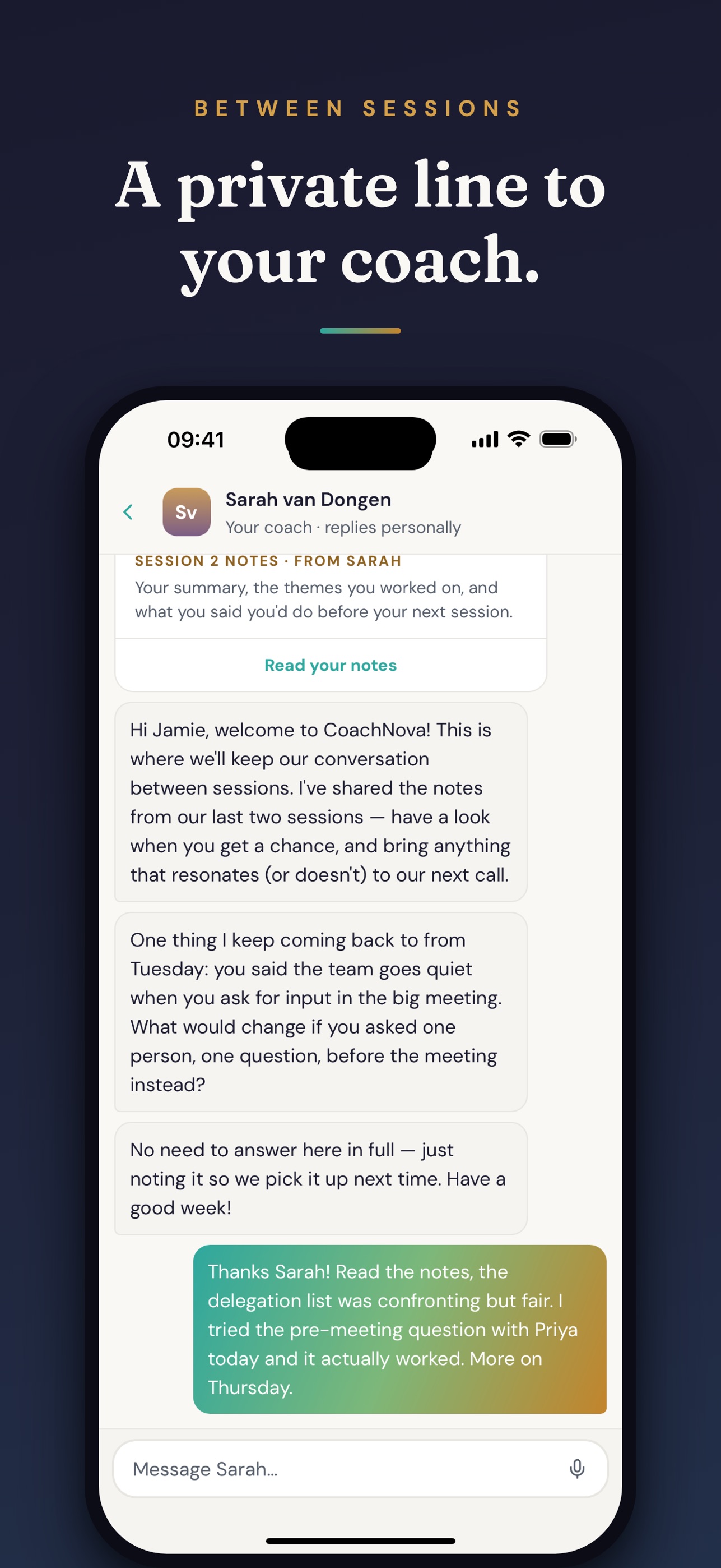 Screenshot 3 of CoachNova