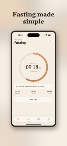 Fasting Tracker: Ease iPhone screenshot