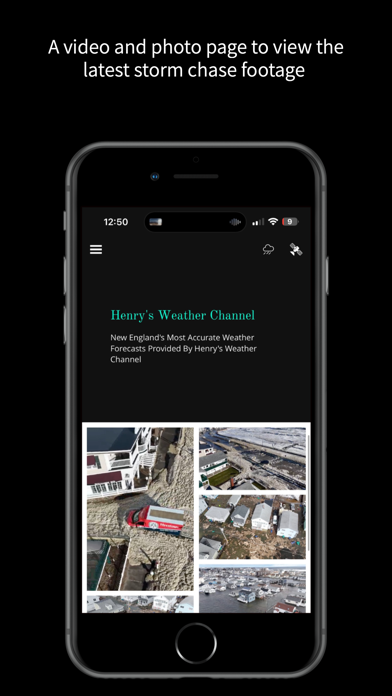 Henry's Weather Channel iPhone screenshot 5 - News app